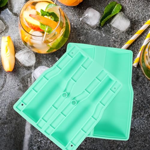 Bandeja de hielo de silicona Lurrose con tapa grande miniatura 5
