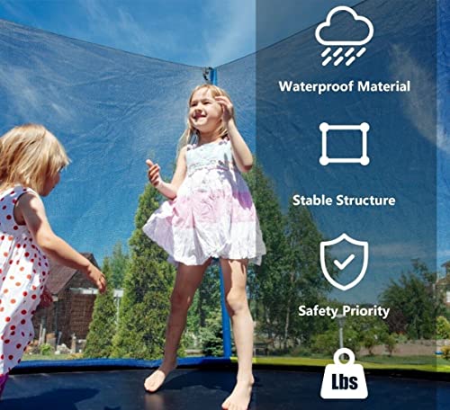 Image of STEP OVER 6FT,8FT,10FT,12FT, 14FT, 16FT TUV Approved Trampoline (6 FEET) for Kids /Adults || Indoor /Outdoor ||Enclosure net and Poles Safety Pad Ladder Jumping Mat || Heavy Duty || 2025 Edition