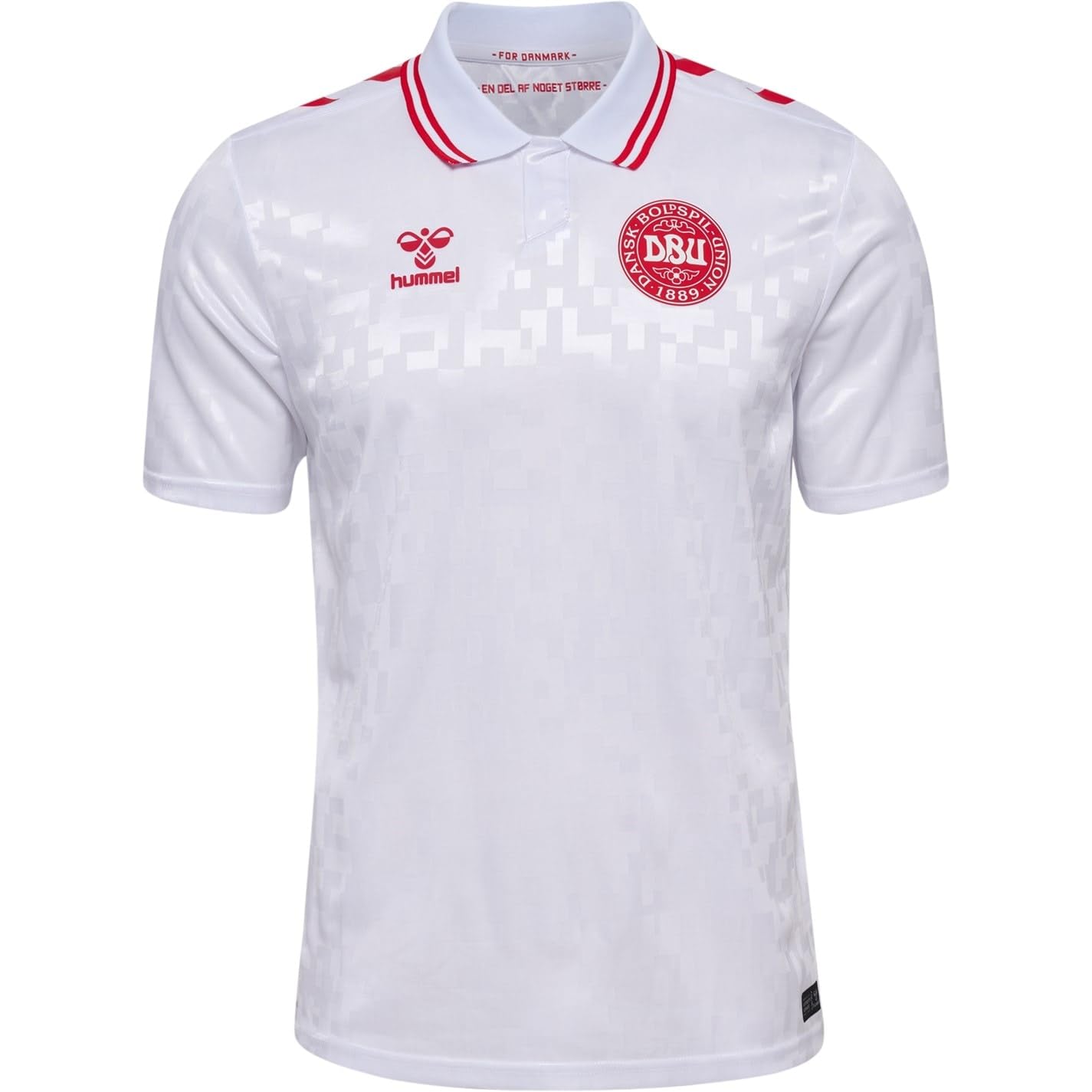 Hummel Men's White Denmark Away Shirt 2024 Adults Large
