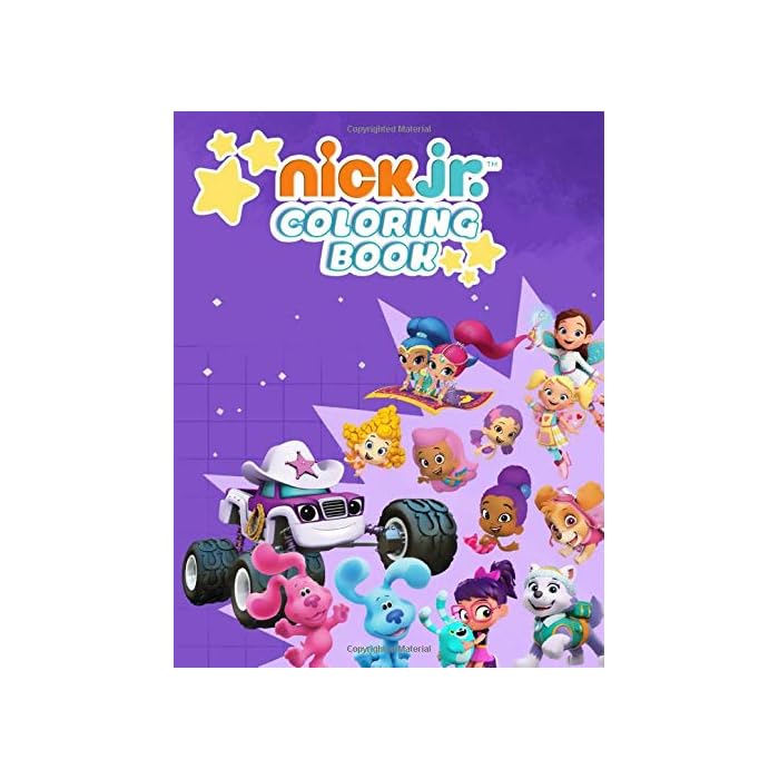 Buy Nick Jr Coloring Book: Amazing Coloring Book For Kids To Enjoy