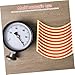 Uonlytech 60-Piece Waterproof Reflective Pressure Gauge Stickers Set UV-Protected Red Yellow Green Quarter-Circle Labels for Industrial Equipment Safety Compliance