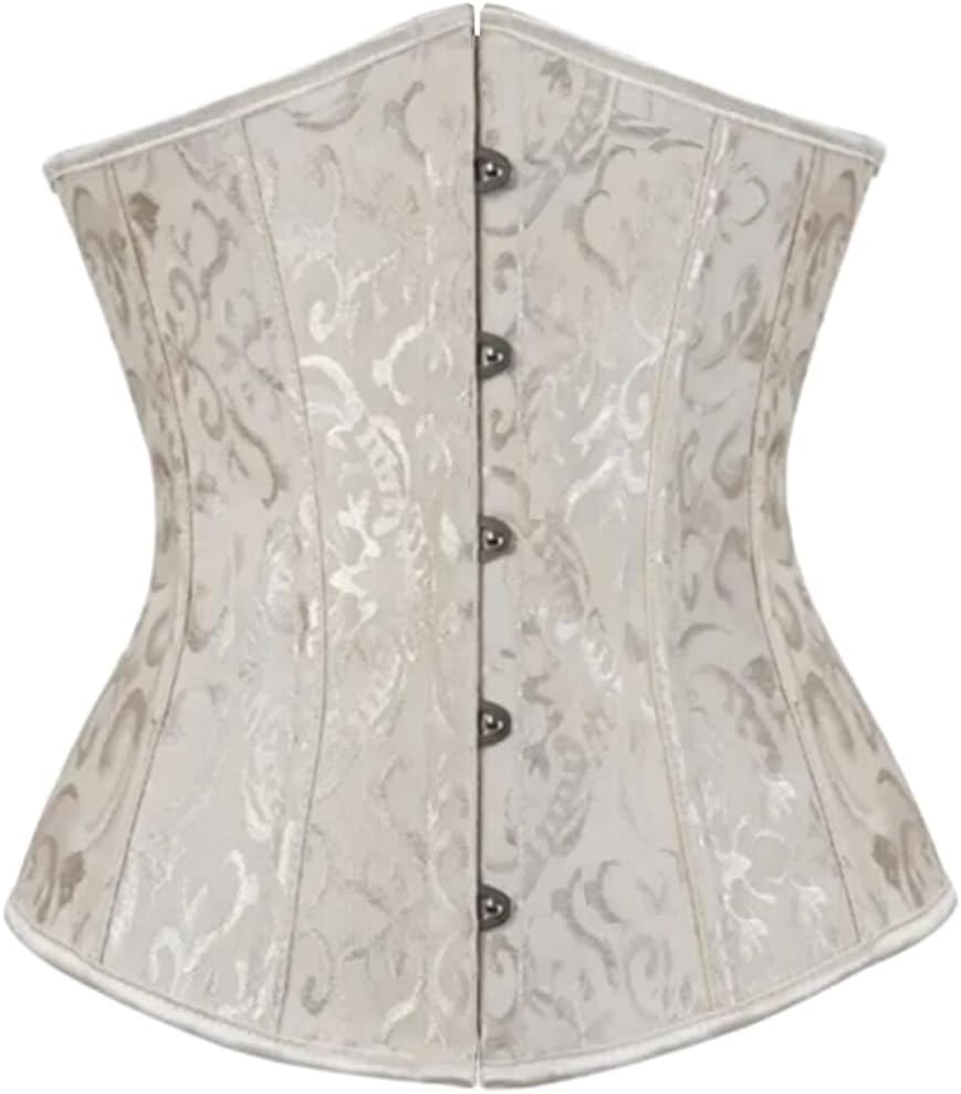 Wedding Corset Top, Bridal Corset Shapewear, Lace Up Back Bridal Bustier Corsets Waist Trainer Cincher