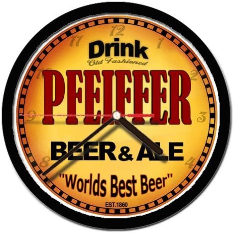 PFEIFFER beer and ale cerveza wall clock