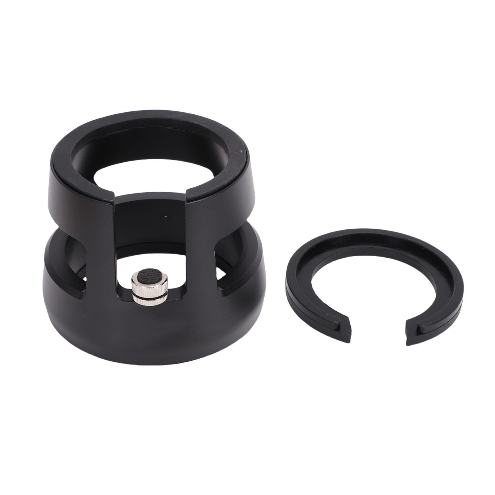 58mm Porta – Uchwyt na sitko Stop aluminium |Przenośna stacja ubijania dla kawiarni Home Office |Antypoślizgowa podstawa zapewnia stabilne przygotowanie kawy |Łatwa konserwacja