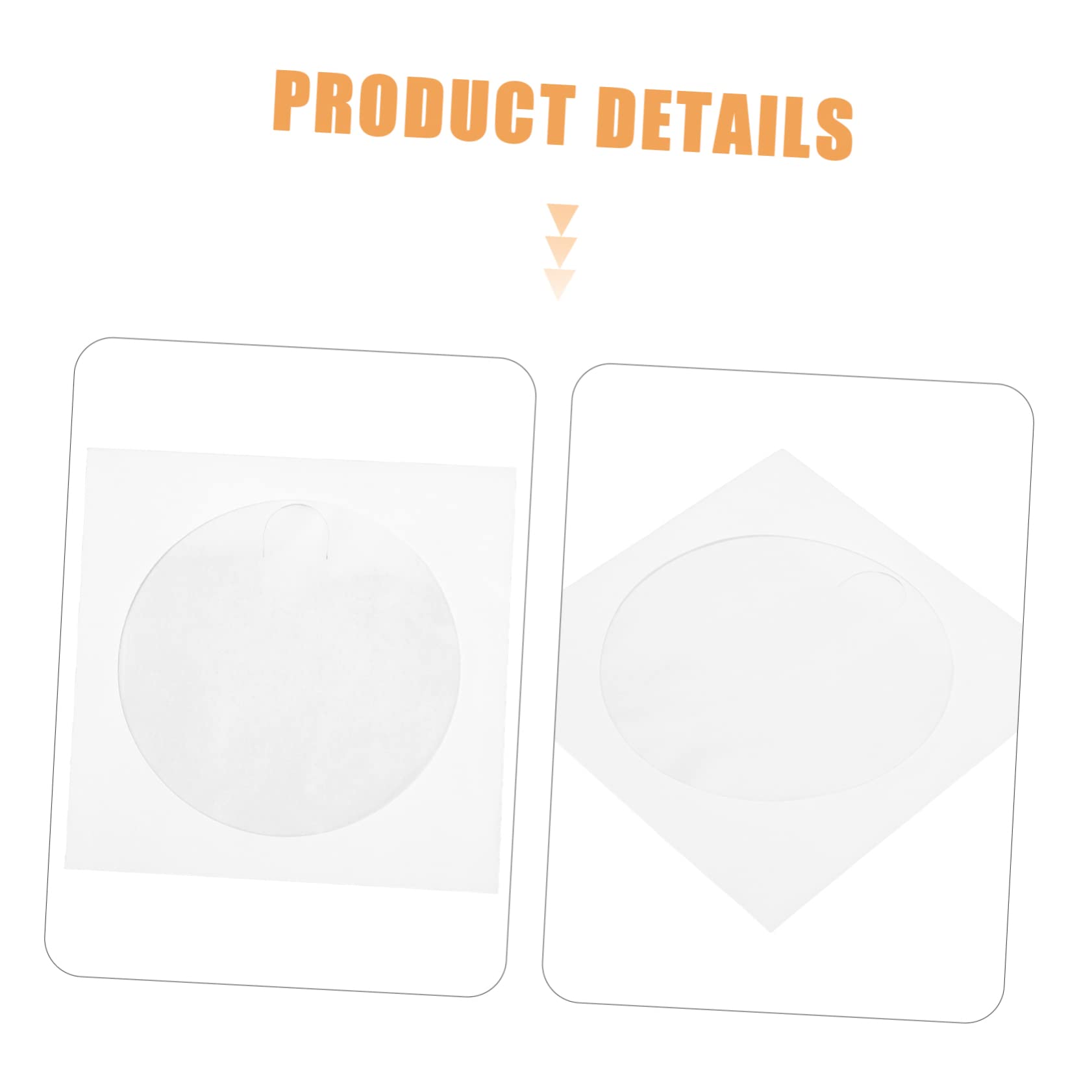 SHINEOFI 100 pièces Enveloppes Papier Résistant pour CD DVD Rangement Protection Rayures Humidité Maison Bureau