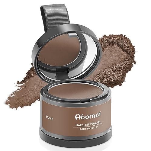 Root Touch Up Instantly Gray Coverage Powder, Conceal Hair Loss and Thinning Hair For Women and Men, Hair Fibers (Brown)