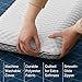Weekender Gel Memory Foam Camping Pillow - Travel Essentials & Must Haves - Camping Gear & Accessories - Contouring Neck Support - Small Size Compatible for Car, Airplane, and Beach - 1 Pack