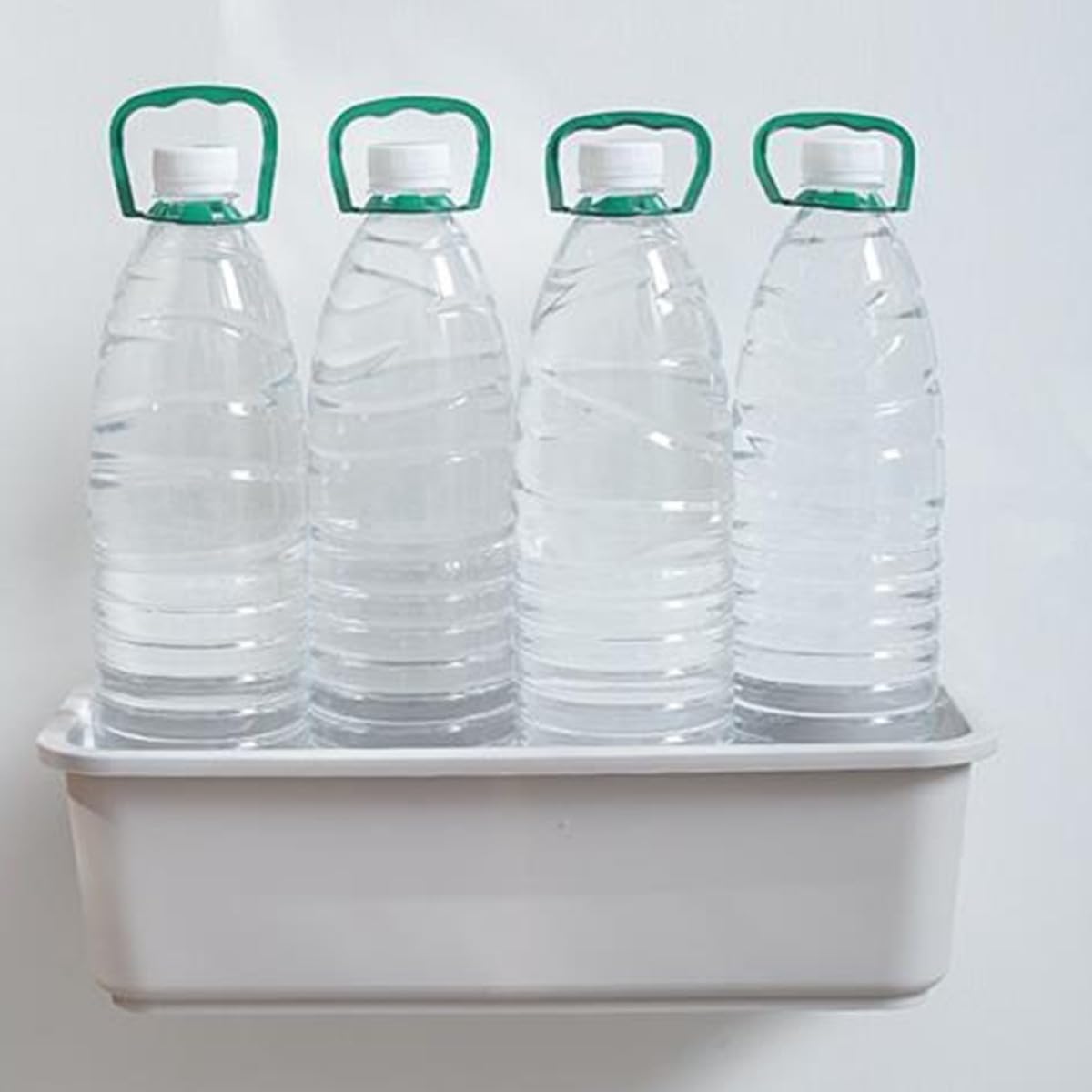 Organizer adesivo estraibile per cassetti per mensola da cucina, resistente, multiuso, in polipropilene grigio, per dispensa e armadi, ideale per un'organizzazione ordinata e salvaspazio.