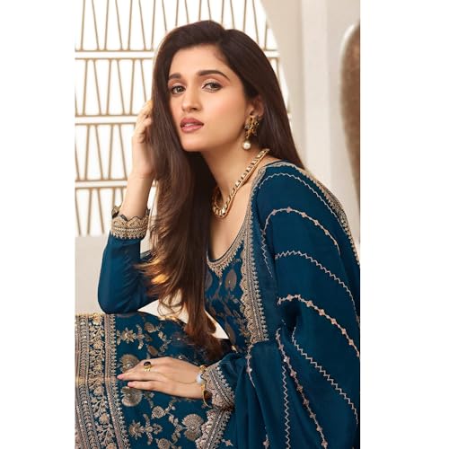 Image of Women's Wear Ready To Wear Designer Salwar Kameez Suits Indian Pakistani Beautiful Plazzo Pant Dress