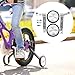 Aosekaa Children Bike Training Wheels Auxiliary Wheels Accessories Indoor and Outdoor Adjustable Stabilizers Heavy Duty Rear Wheel, White
