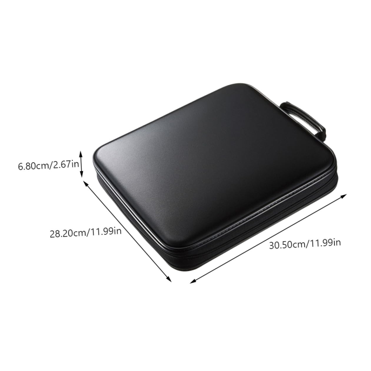 Uonlytech Custodia per CD Portatile Capacità 160 Dischi, Organizer Rigido Resistente per Viaggi e Casa, Protezione Antiurto e Design Compatto