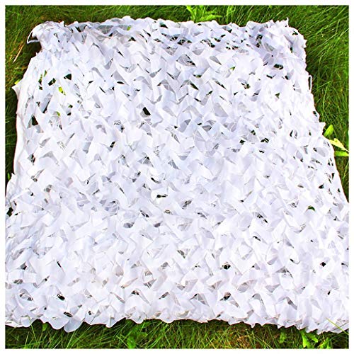 Filet de camouflage blanc Woodland bâche renforcée pour chasse et parasol