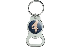 The Circle Game Keychain with Bottle Cap Opener