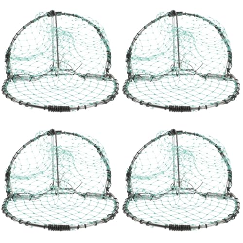 CLISPEED 4pcs Bird Net Starling Traps Bird Mesh Sparrow Cage Quail Catcher Garden Supplies Trap Netting Outdoor Pigeon Chicken Coop Polyethylene Mesh Traps