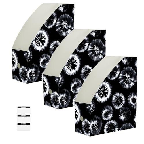 Organiseur de fichiers de bureau et boîte de rangement pliable pour magazines format légal