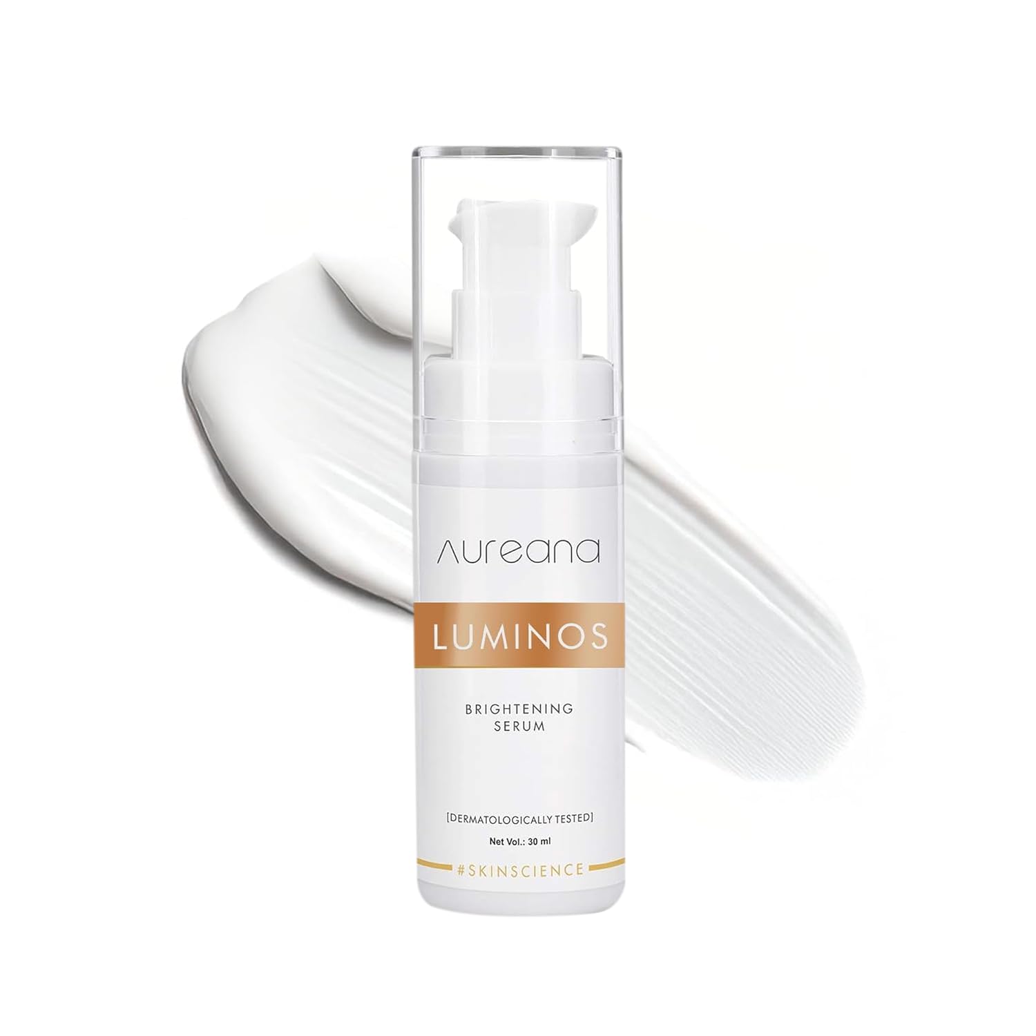 Luminos Brightening Serum for Glowing Skin (30ml) | With Niacinamide, Alpha Arbutin & Allantoin | Reduces Pigmentation & Inflammation | Hypoallergenic & Paraben-Free