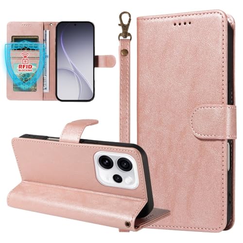 Coque Oppo Reno 11F 5G rose or pour protéger votre téléphone au bureau et en voyage