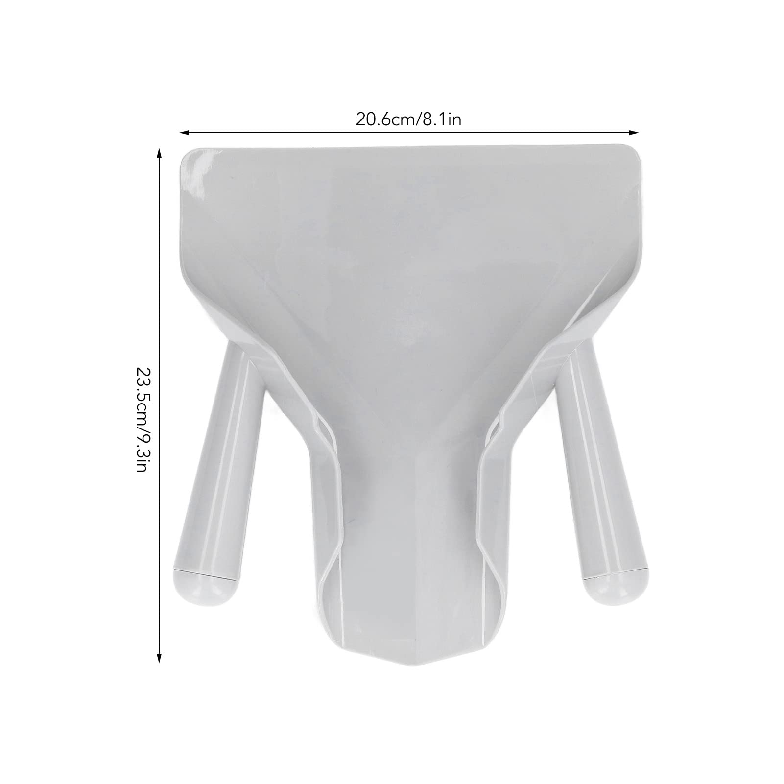 BuyWeek Pala para Papas Fritas Cuchara para Patatas Fritas, 23,5 x 20,6 cm de PC para Hoteles Bufés Restaurantes