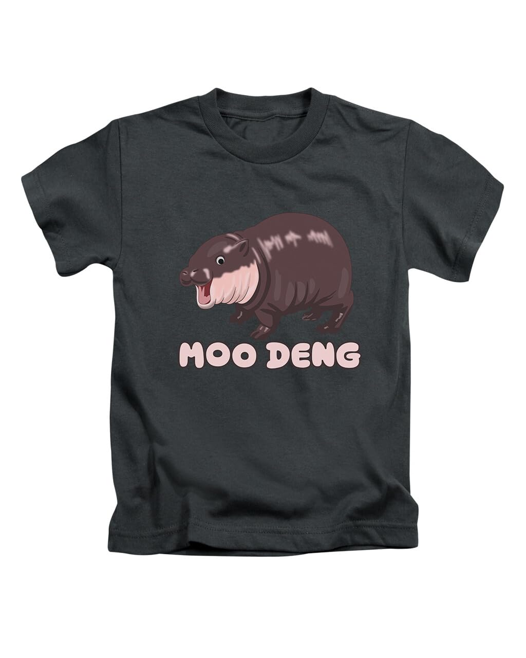 Moo deng Meme Trend Trending Viral Tee T-Shirt Funny Unisex T Shirt Top Black