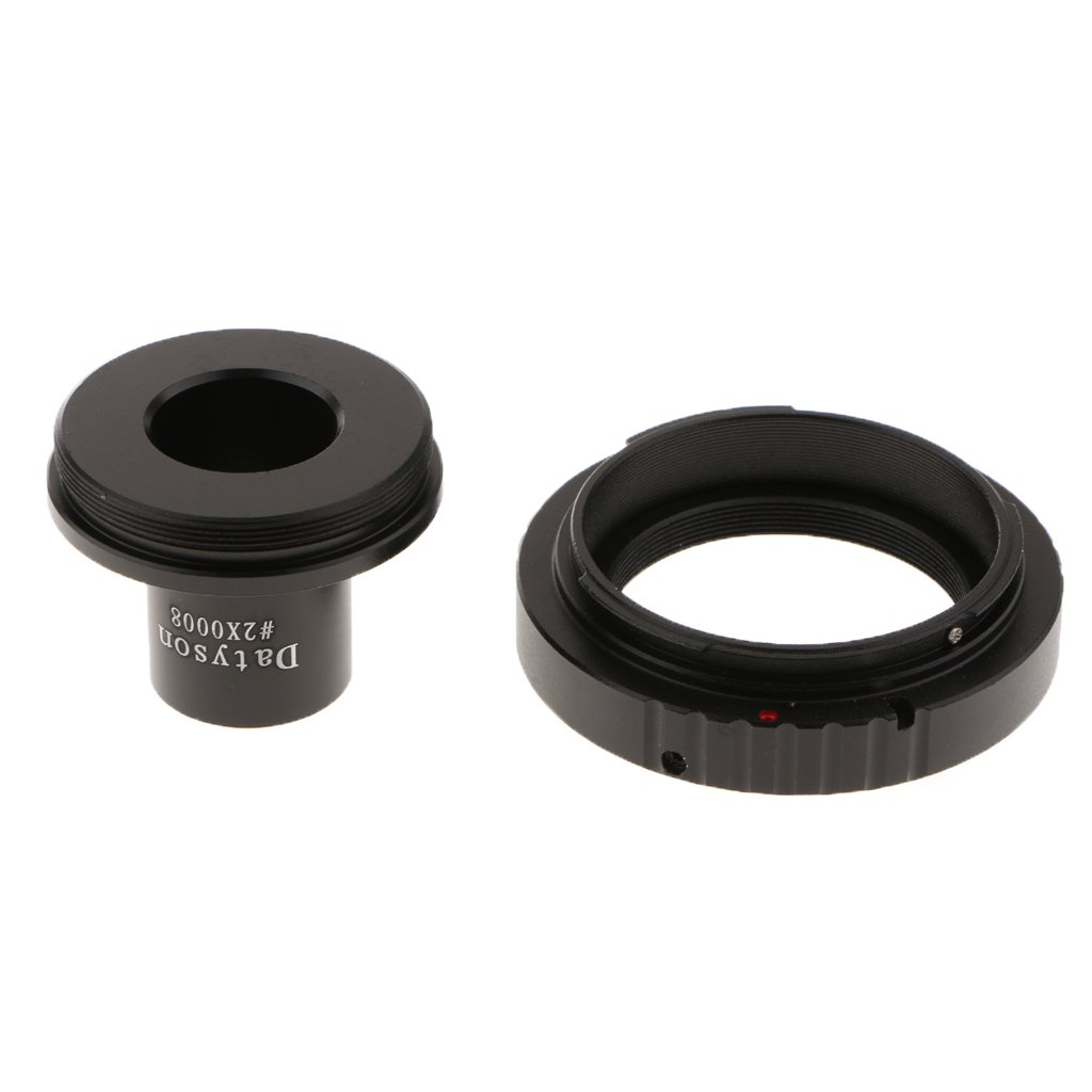 Cyruss 0.91inch Microscope Mount Adapter + T T2 Ring for Canon 5D 5D Mark II 50D 60D 20D 30D 40D 350D 400D Camera Bodies