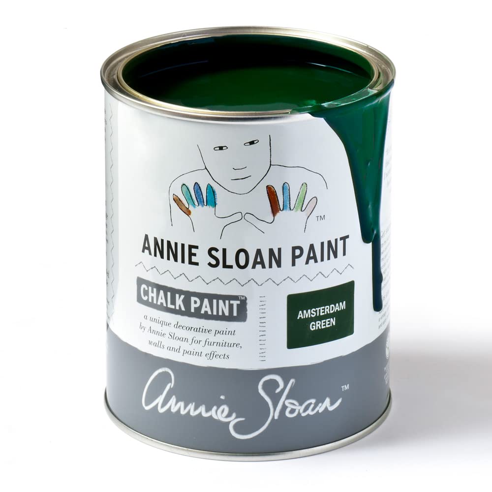 Dovetails Vintage Annie Sloan Chalk Paint 1 litre Amsterdam Green Furniture Paint