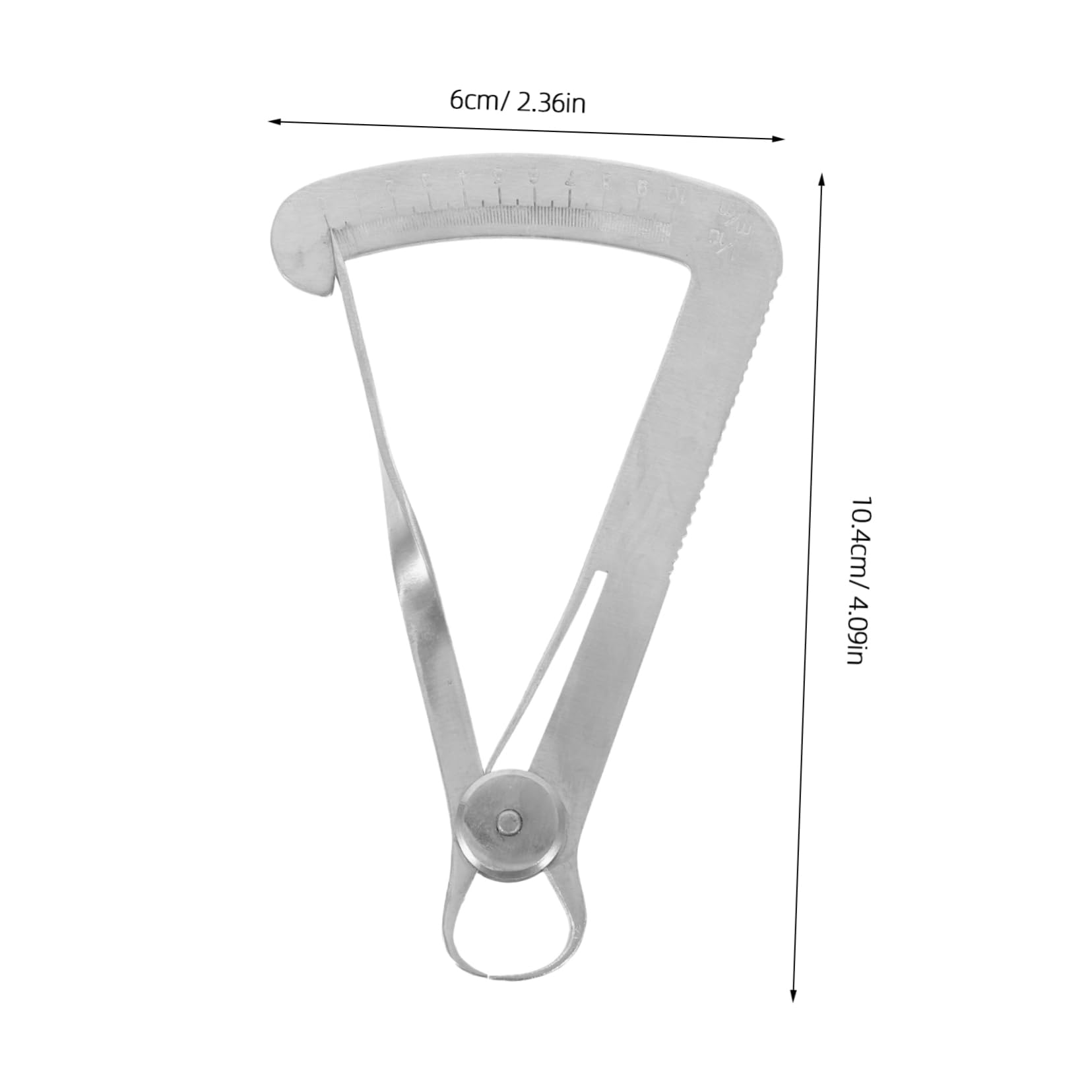 FUNOMOCYA Precision Measuring Caliper Set 2pcs Stainless Calipers for Jewelry Gemstone Small Object Making