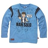  Lego Wear Jungen Langarmshirt 13310 Terry 121 L/S, Gr. 128, Blau (548 Ocean Blue)