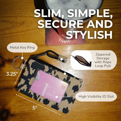 Image of KAVU Stirling Double Sided Slim Cotton Canvas Zip Wallet