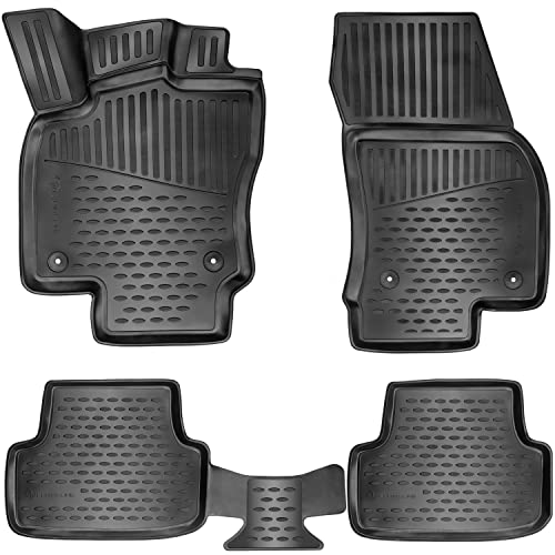CHROMEMASTER Poggiapiede Auto In Acciaio Inox Per Skoda Kamiq 2019+ – Antiscivolo E Protettivo