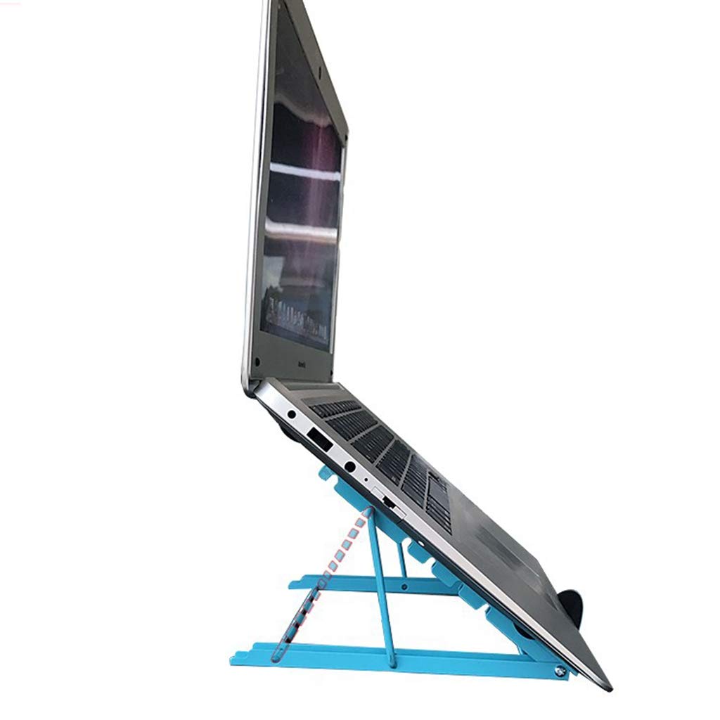 PRETTYWIT Laptop Stand Holder Desk Tablet Notebook Support for Pad Air Mini Pro Phone Adjustable Cell Phone Holder, Light Box Pad Stand Diamond Painting Stand, 9.5 x 7.5 x 0.5 Inches, Teal Blue