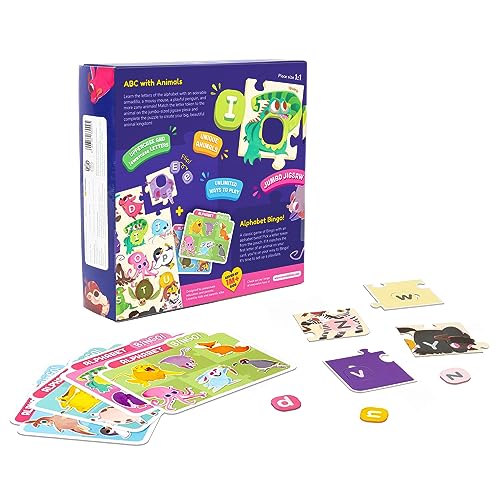 LoveDabble Learn ABC with Animals: Match & Bingo Delight miniatura 2