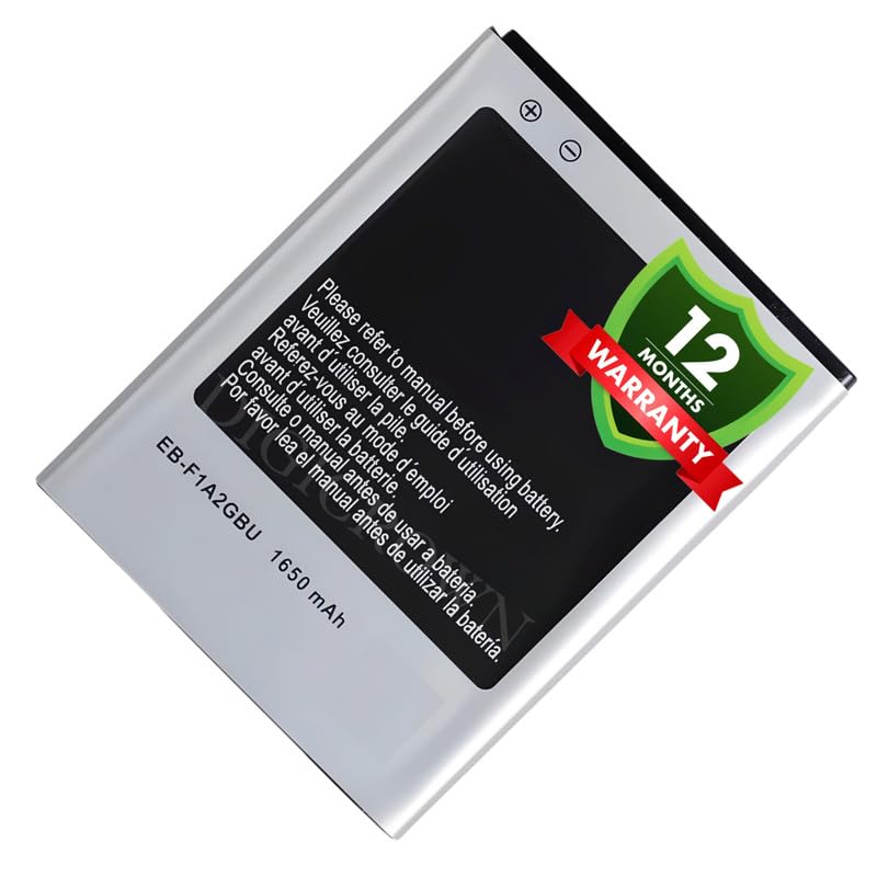 Image of Original EB-F1A2GBU Battery Compatible for Samsung Galaxy S2 - (1650mAh) - 1 Year Warranty DC00