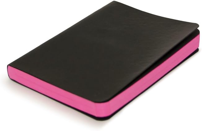 Rubberband Products PaintBox Series Black & Pink Plain notebook