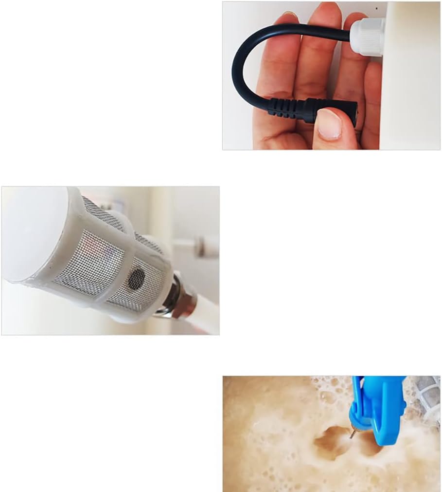 Electric High Pressure Bacon Pump Gun Meat Saline Syringe Pump Electric Injector Meat Processor AC 100-240V 50W (Single Gun)