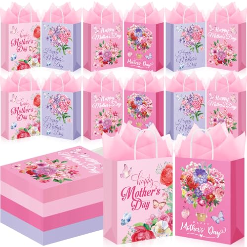 Sacs cadeaux Fête des Mères en vrac pour emballer les surprises de maman et mamie