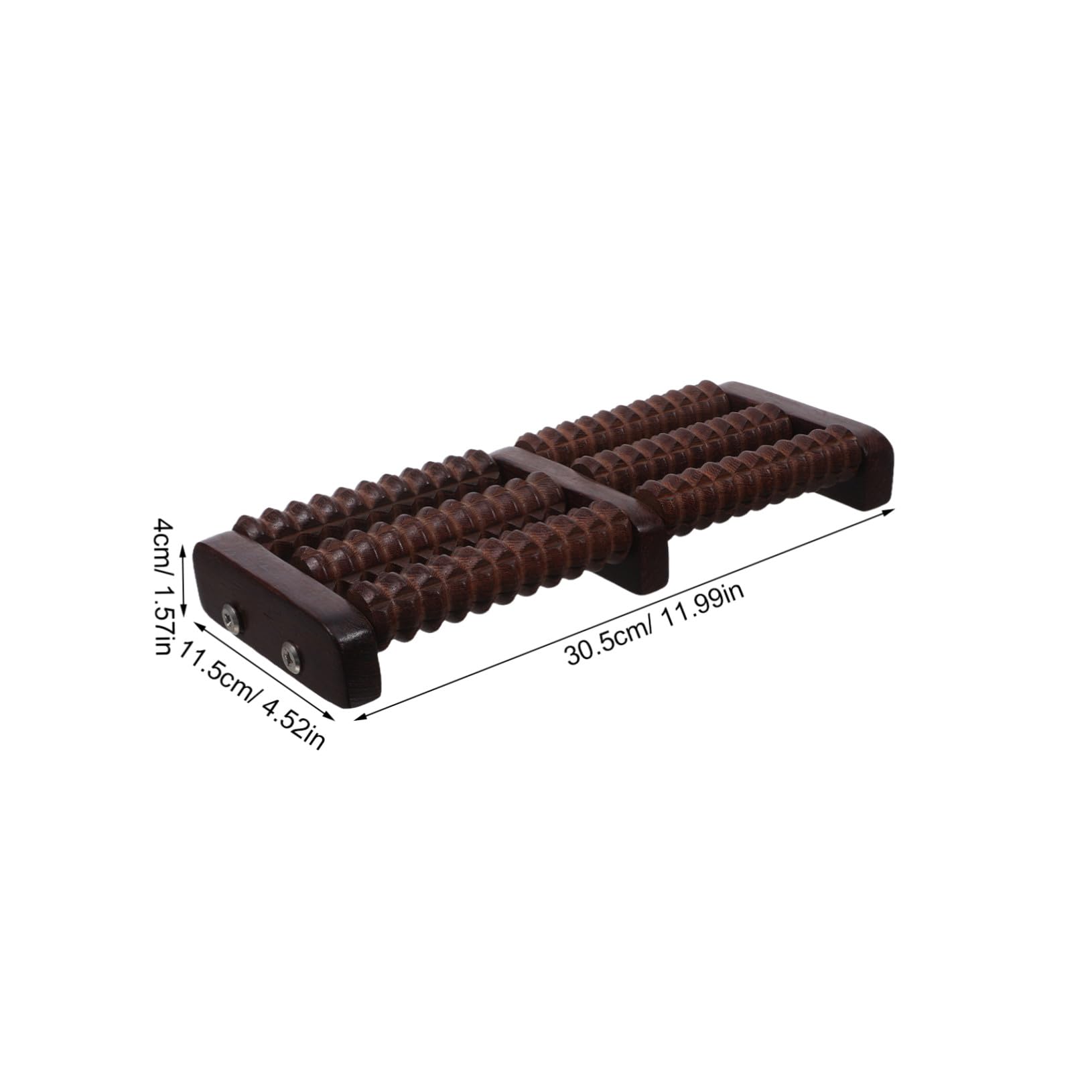 Rodillo de Masaje para Pies de Madera Natural Masajeador Manual Compacto para Fascia Plantar Relajación Profunda sin Ruido Portátil para Uso Casa Oficina o Viajes
