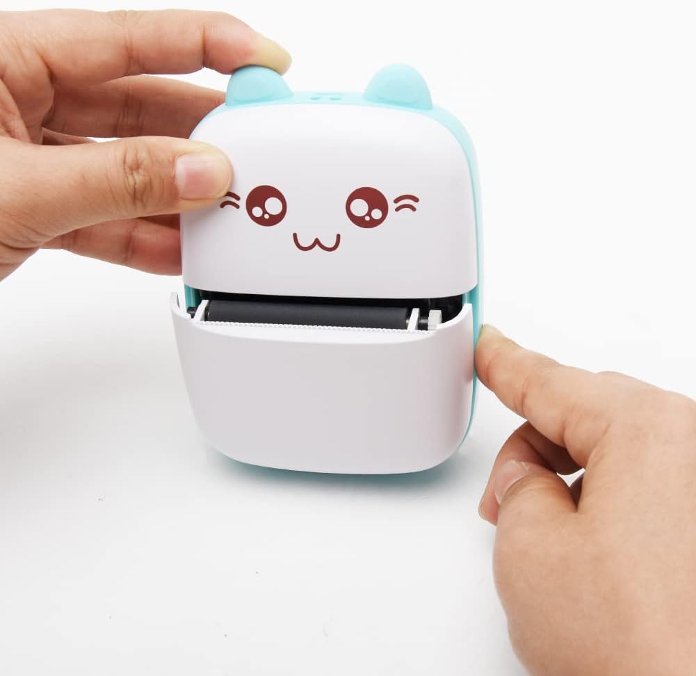 Mini Thermal Printer,Wireless 200DPI Photo Printer,Cute Pocket Receipt Label Sticker Maker Rechargeable 2026 - view 6