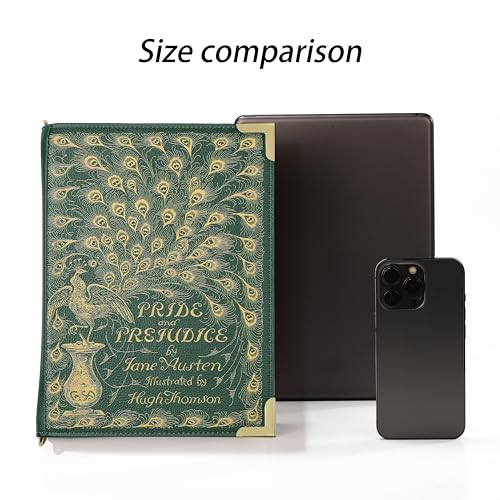Image of Clutch Purse Large, Book Shaped Crossbody Bag, Vegan Leather Book Wallet, Book Lover Gift Handbag, Shoulder Bag