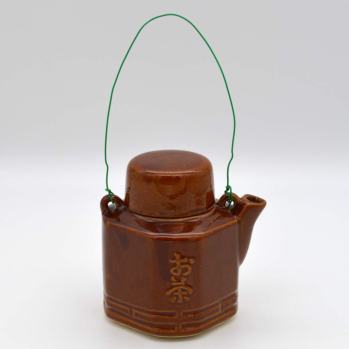 Amazon.co.jp: 陶器製 当時と同じ製法 汽車土瓶(針金つる) : ホーム
