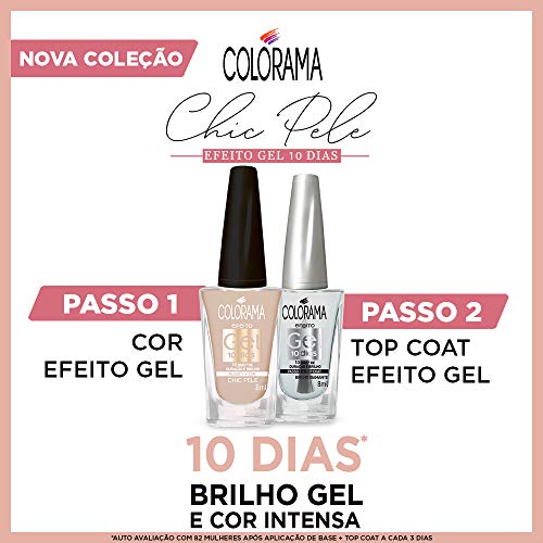Esmalte Colorama Efeito Gel Chic Bronze, Colorama
