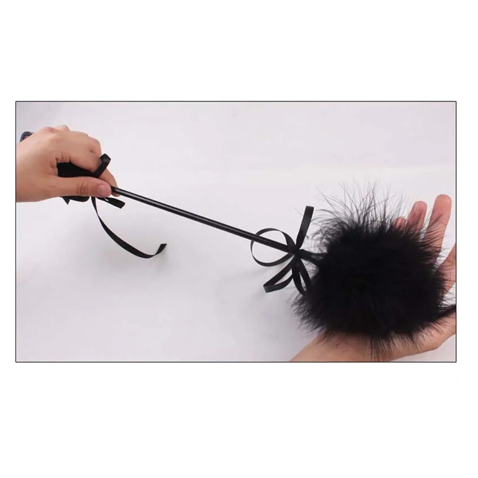 Genérico Látigo de Dos Funciones, látigo de Entrenamiento de Caballos de Plumas Suaves for Establecer una Buena comunicación y Comando con los Caballos.