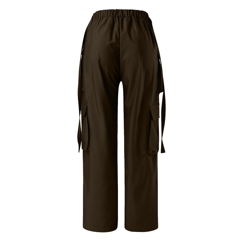 パンツ BOHEMSEO : 25SS / STRAP CARGO SWEATPANTS (2COLORS) Trendy Queen Womens Cargo Sweatpants Wide Leg Baggy Fleece