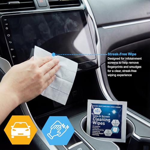 MED PRIDE Lens and Screen Cleaning Wipes for Eyeglasses, Touch Screens, Cameras, Anti-Fog, Scratch-, Anti-Static (100 100 Count (Pack of 1)) by MED PRIDE - Image 4