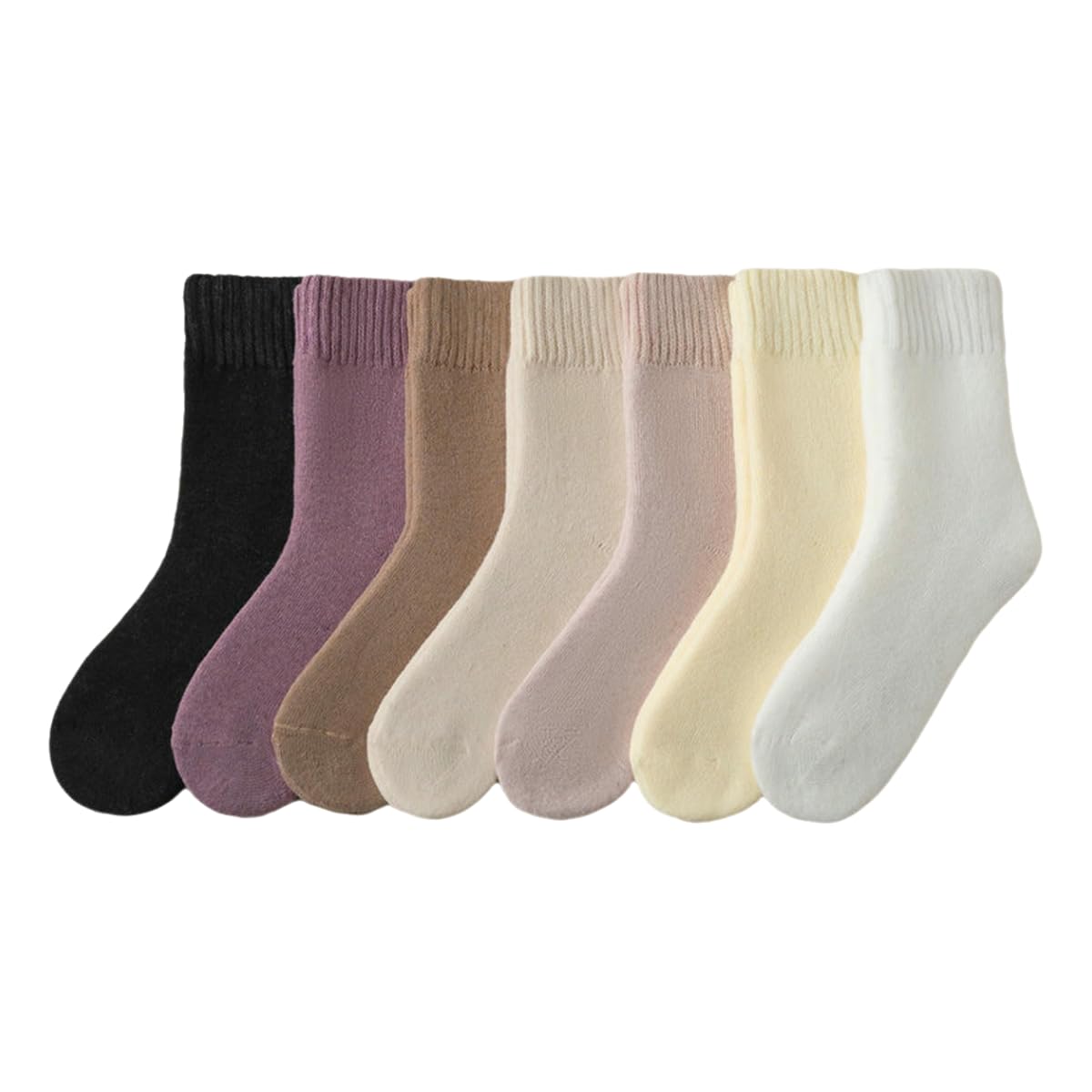 Calcetines para el suelo del hogar en cachemira sintética suaves y cálidos para el invierno
