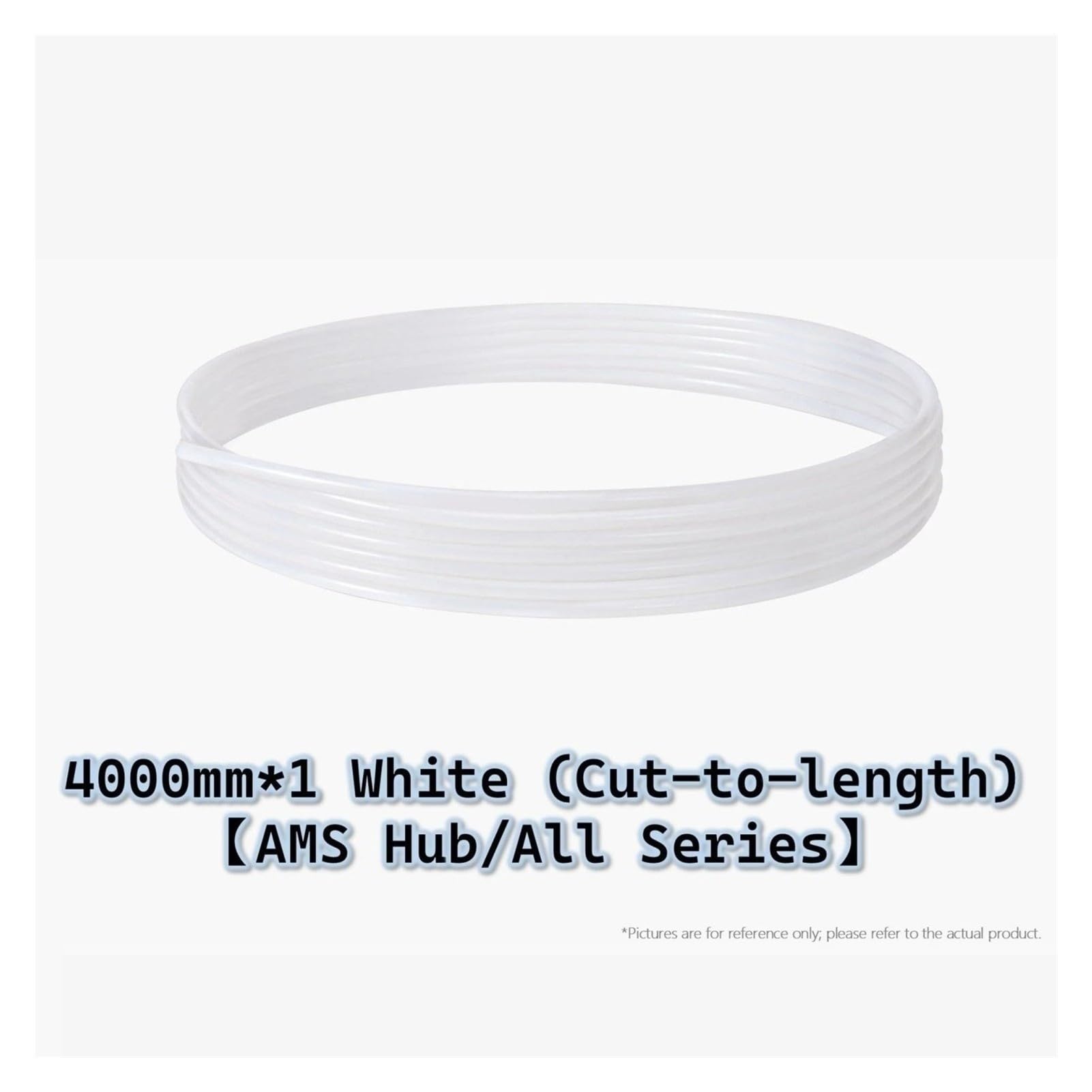 Tubo PTFE For Guía Filamento Impresora 3D, 2.5mm ID 4mm OD
