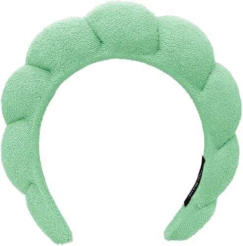 Halemet Spa Headband for Women Terry Cloth Headband for Washing Face Makeup Skincare Headband Puffy Headband 2023