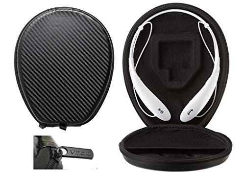 PXF Headphone Carry case (Size:180x150x30mm) Box for LG Tone Case HBS 730/750 / 760/770 / 810/900 / 910 - Bluetooth Headset Hard Shell Headset