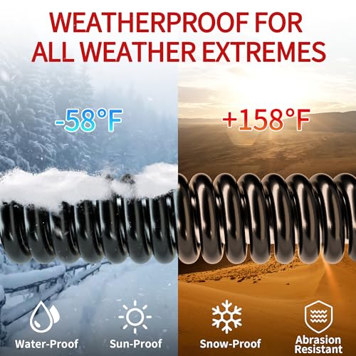 163 25 ft outdoor extension cord waterproof weatherproof amp flame retardant black 3 prong power cord outside for lawn amp garden 13 amps 1625 watts 125 vac 16awg sjtw etl listed