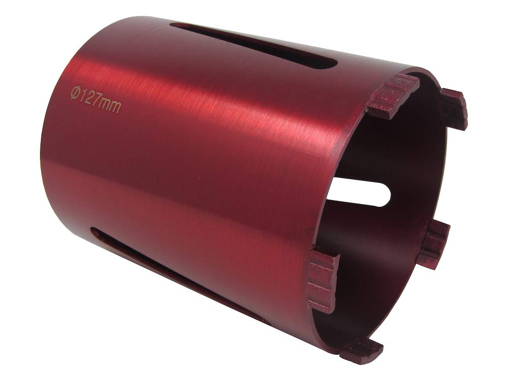 Moorcut Direct Ltd 127Mm 5" Dry Diamond Drilling Core Drill Bit Turbo Segments For Brick & Masonry