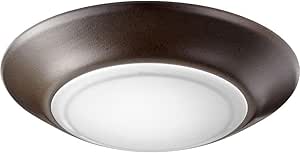 Quorum 905-6-86 Transitional LED Ceiling Mount in Bronze/Dark Finish,